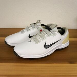 Nike Tiger Woods TW71 FastFit TW Golf Cleats Shoes Spikes White Mens 12